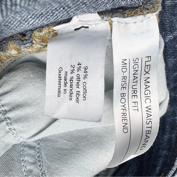 Lane Bryant Flex Magic Waistband Signature Fit Mid-Rise Boyfriend Sz 16 Jeans - Picture 13 of 13